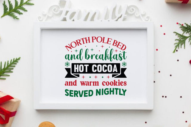 North pole bed and breakfast hot cocoa and warm cookies served nightly SVG Angelina750 