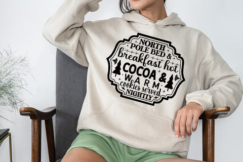 North pole bed & breakfast hot cocoa & warm cookies served nightly SVG Angelina750 