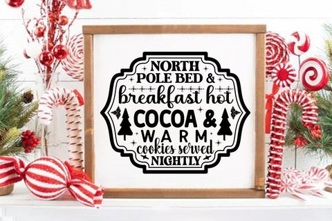 North pole bed & breakfast hot cocoa & warm cookies served nightly SVG Angelina750 