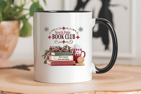 north pole book club read hot cocoa served daily (1) SVG Angelina750 
