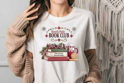 north pole book club read hot cocoa served daily (1) SVG Angelina750 