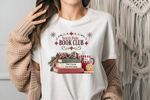 north pole book club read hot cocoa served daily (1) SVG Angelina750 