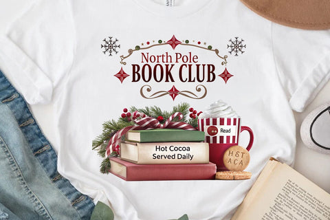 north pole book club read hot cocoa served daily (1) SVG Angelina750 