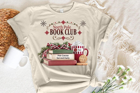 north pole book club read hot cocoa served daily (1) SVG Angelina750 