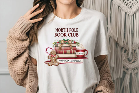 north pole book club read hot cocoa served daily (2) SVG Angelina750 