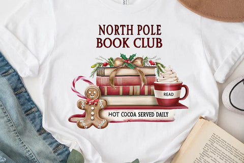 north pole book club read hot cocoa served daily (2) SVG Angelina750 