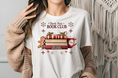 north pole book club read hot cocoa served daily (3) SVG Angelina750 