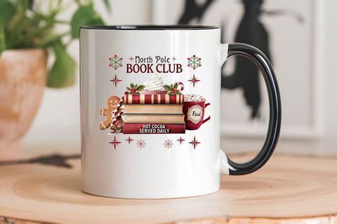 north pole book club read hot cocoa served daily (3) SVG Angelina750 