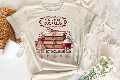 north pole book club read hot cocoa served daily (4) SVG Angelina750 