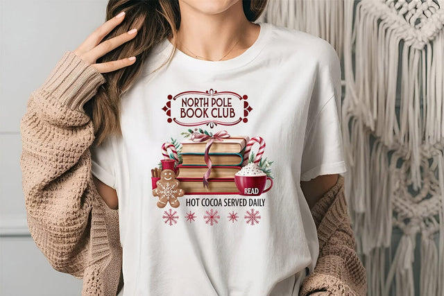 north pole book club read hot cocoa served daily (4) SVG Angelina750 