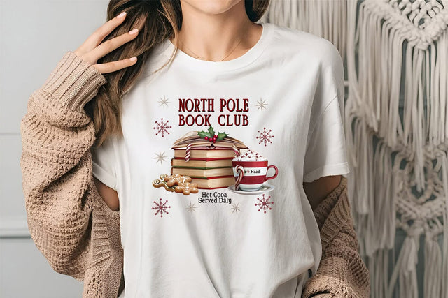north pole book club read hot cocoa served daily (5) SVG Angelina750 
