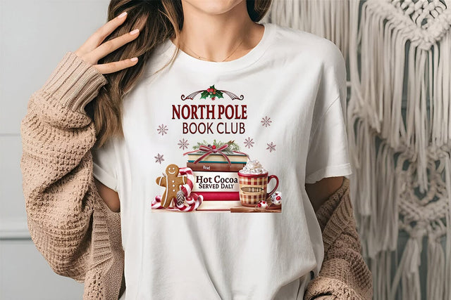north pole book club read hot cocoa served daily (6) SVG Angelina750 