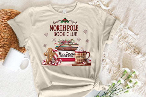 north pole book club read hot cocoa served daily (6) SVG Angelina750 