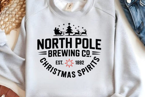 North Pole Brewing Co Christmas SVG Angelina750 
