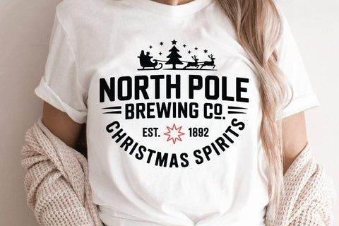 North Pole Brewing Co Christmas SVG Angelina750 