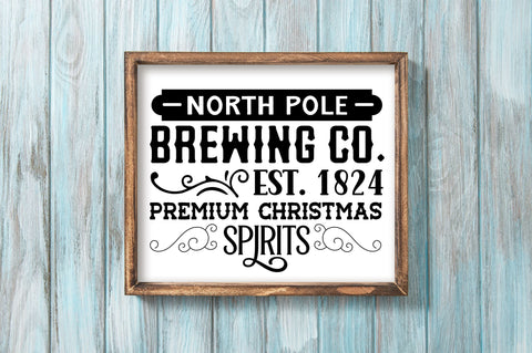 North pole brewing co est 1824 premium SVG Design SVG Regulrcrative 