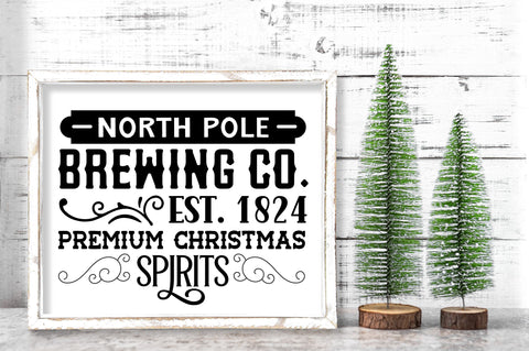 North pole brewing co est 1824 premium SVG Design SVG Regulrcrative 