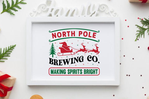 North pole brewing co making spirits bright SVG Angelina750 