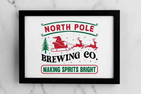 North pole brewing co making spirits bright SVG Angelina750 