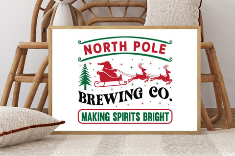 North pole brewing co making spirits bright SVG Angelina750 