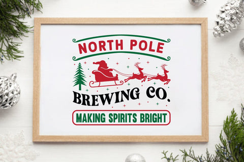 North pole brewing co making spirits bright SVG Angelina750 