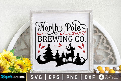 North pole brewing co svg design SVG Regulrcrative 