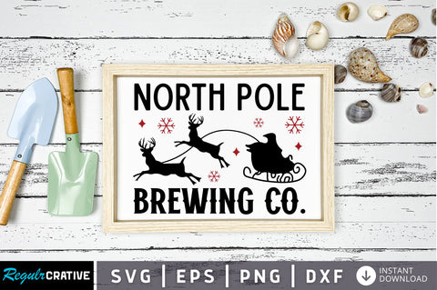 North pole brewing co svg design SVG Regulrcrative 