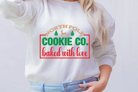 North pole cookie co. baked with love SVG Angelina750 