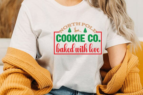 North pole cookie co. baked with love SVG Angelina750 