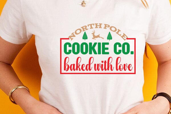 North pole cookie co. baked with love SVG Angelina750 