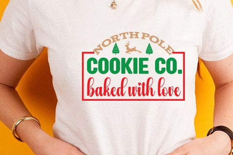 North pole cookie co. baked with love SVG Angelina750 