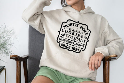 North pole cookie company baking santas favorites since 1921 SVG Angelina750 