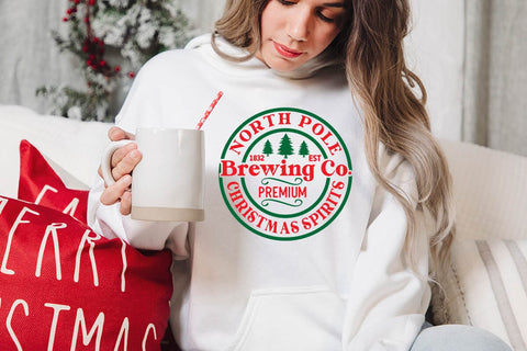 north pole est 1832 brewing co premium christmas spirits SVG Angelina750 