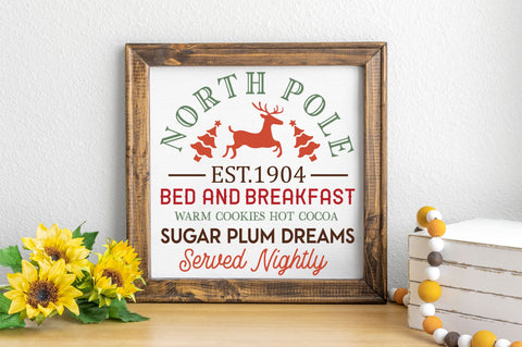 North pole est 1904 bed and breakfast Svg design SVG Regulrcrative 