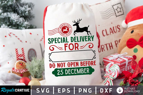 North pole express delivery Special delivery svg design SVG Regulrcrative 