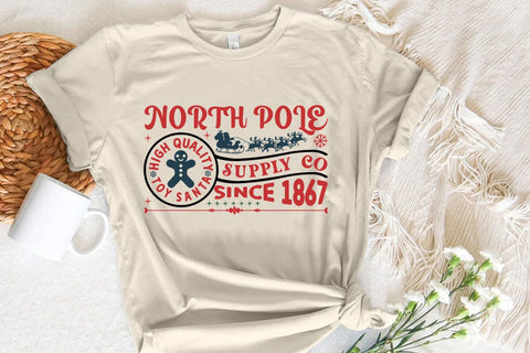 North Pole High Quality Toy Santa Supply Co Since 1867 SVG Angelina750 