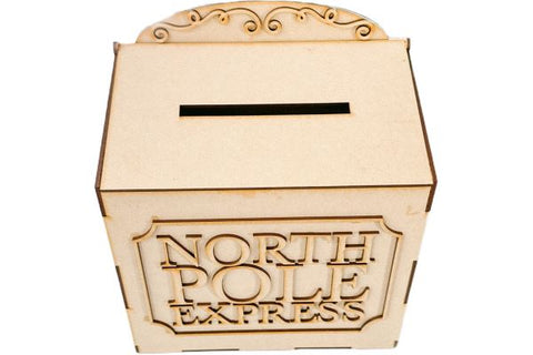 North Pole Mail Box Laser Cut File SVG Crafting With Brenna 