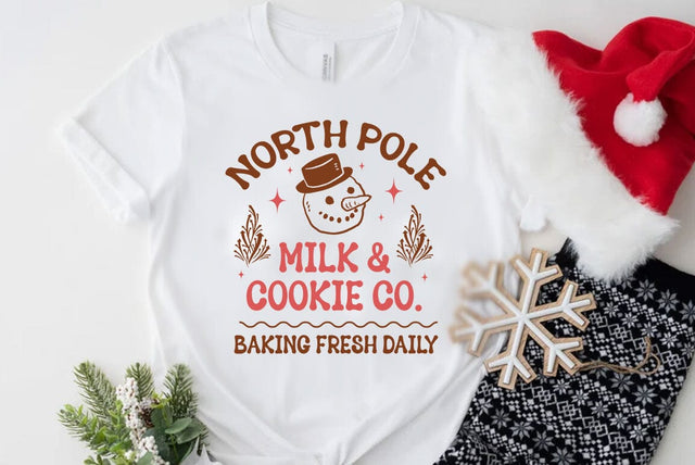 North pole milk and cookie, Retro Christmas Svg, Christmas shirt design, Christmas Mega bundle, Christmas Retro Svg, Vintage Christmas Svg, Retro Xmas png sublimation SVG FiveStarCrafting 