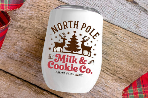 north pole milk & cookie co baking fresh daily SVG Angelina750 