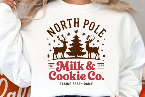 north pole milk & cookie co baking fresh daily SVG Angelina750 