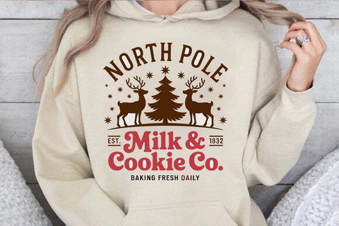 north pole milk & cookie co baking fresh daily SVG Angelina750 