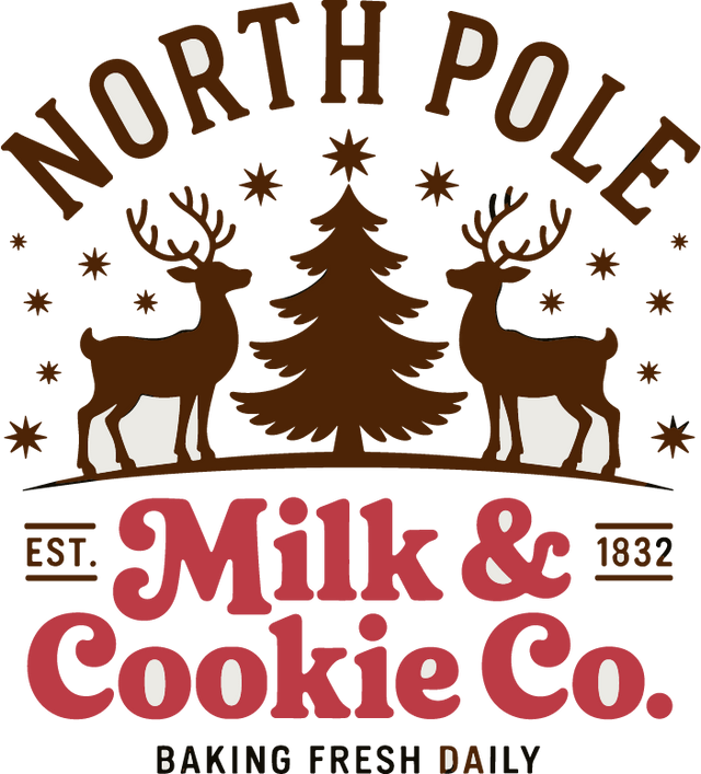 north pole milk & cookie co baking fresh daily SVG Angelina750 