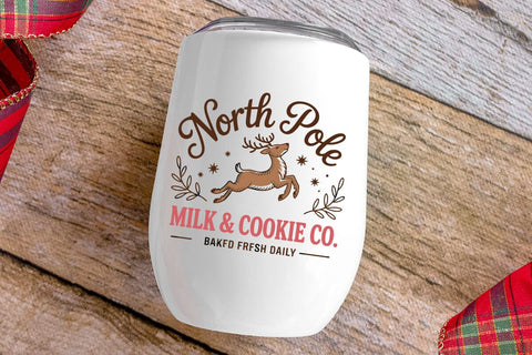 North pole milk & cookle co bakfd frfsh daily SVG Angelina750 