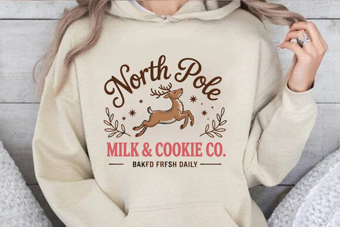 North pole milk & cookle co bakfd frfsh daily SVG Angelina750 