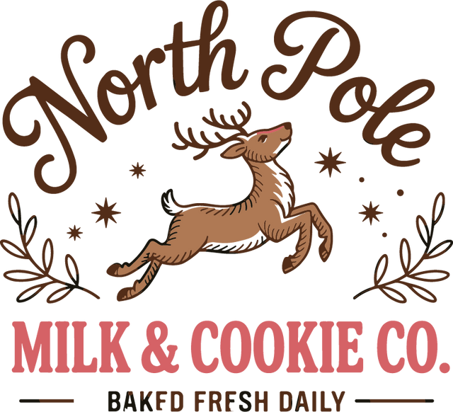 North pole milk & cookle co bakfd frfsh daily SVG Angelina750 