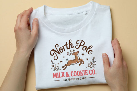 North pole milk & cookle co bakfd frfsh daily SVG Angelina750 