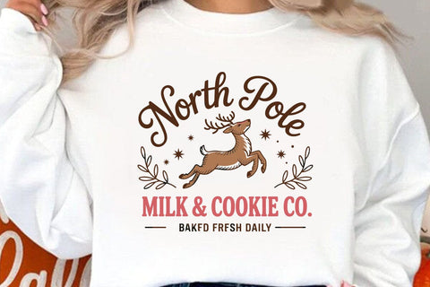 North pole milk & cookle co bakfd frfsh daily SVG Angelina750 