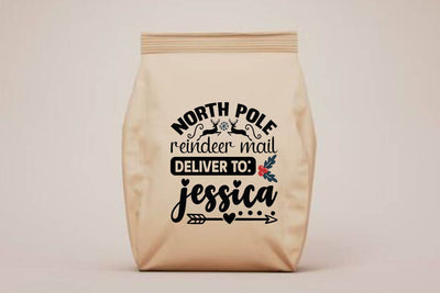 North pole reindeer mail deliver to jessica SVG Angelina750 