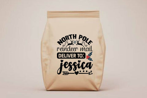 North pole reindeer mail deliver to jessica SVG Angelina750 