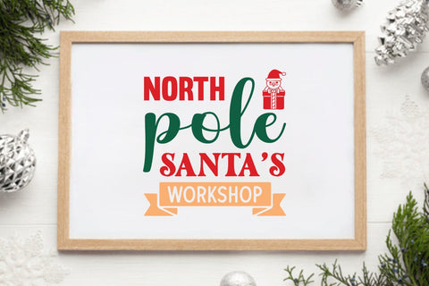 North pole santas workshop SVG Angelina750 